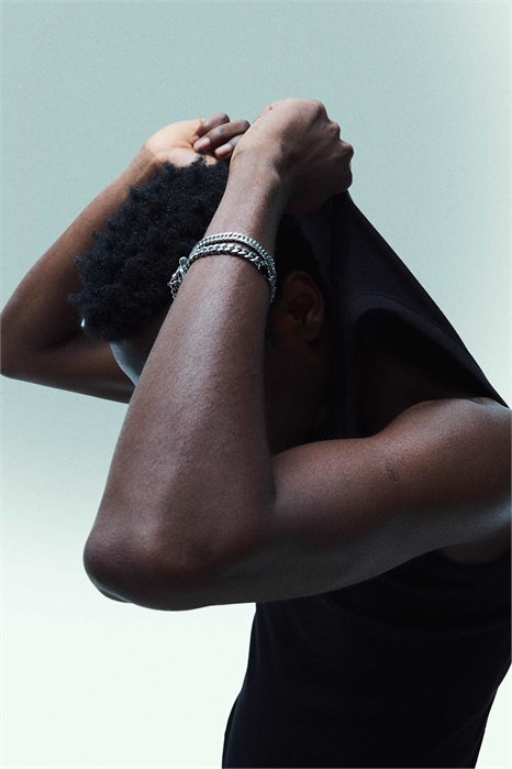 Набор из 2 стальных браслетов артикул 156090275