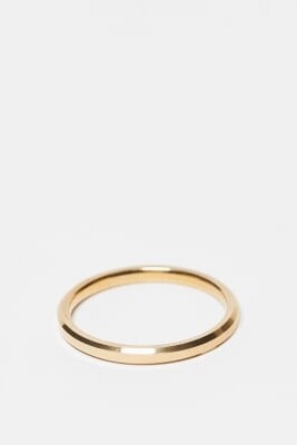 Кольцо с тонкой ободкой шириной 2 мм артикул 152381687