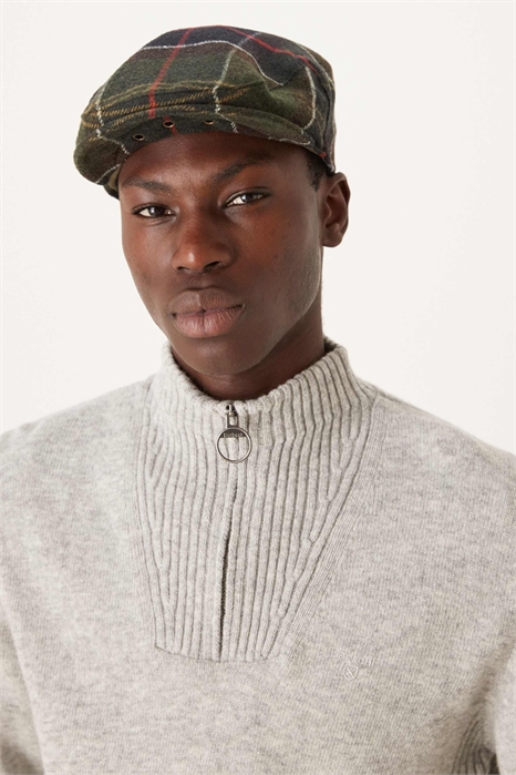 Кепка с плоским верхом из ткани «Галлинейл» артикул 150037716