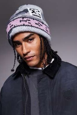 Вязаная шапка Aape by A Bathing Ape x Erased артикул 150390440