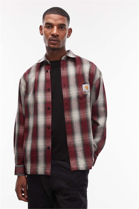 Фланелевая рубашка Harlin артикул 153249884