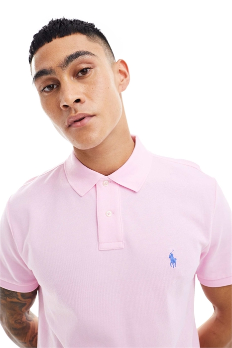 Поло с короткими рукавами из пике артикул 134970842