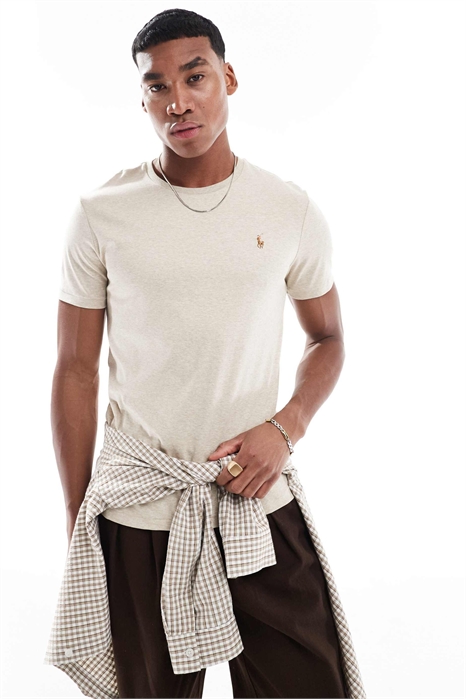 Футболка с логотипом из хлопка Пима, индивидуальный крой артикул 140859066