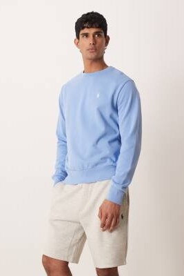 Шорты из технического материала с двойной вязкой и логотипом в виде значка артикул 154032164