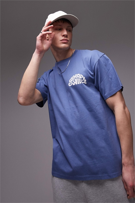 Футболка с джазовым логотипом на спине артикул 141488118