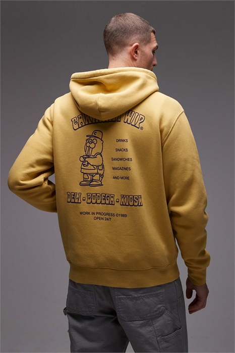 Толстовка с капюшоном и рисунком в виде сэндвича на спине артикул 146695339