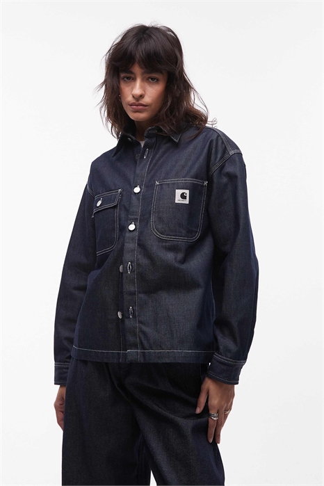 Рубашка из плотного денима Louis артикул 153491908