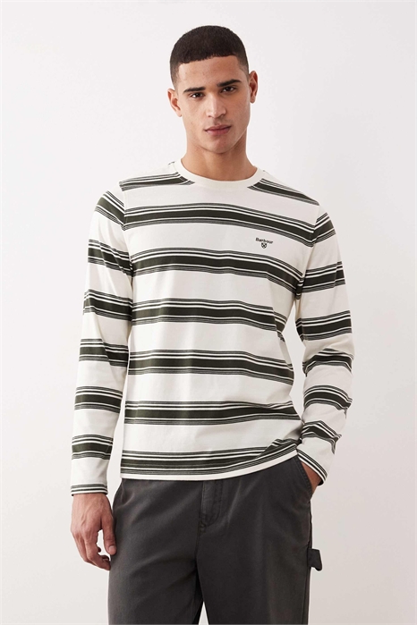 Плейстоу — полосатая приталенная футболка артикул 153116540