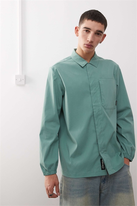 Рубашка-оверсайз с длинным рукавом артикул 148536913