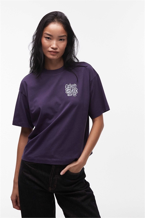 Футболка прямого кроя с логотипом артикул 153491887