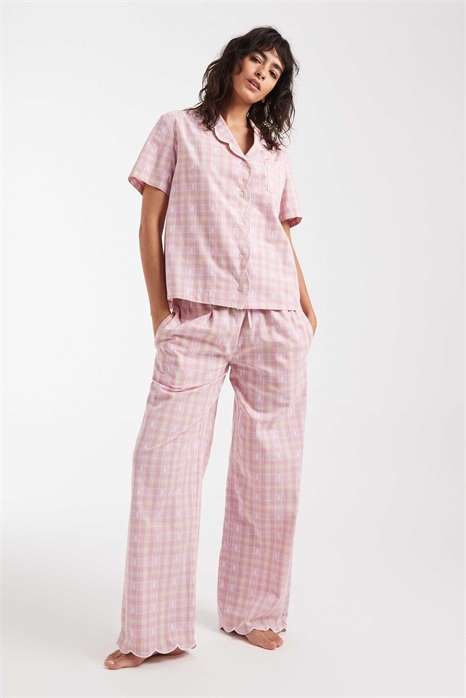 Комплект пижамы с короткими рукавами артикул 153564641