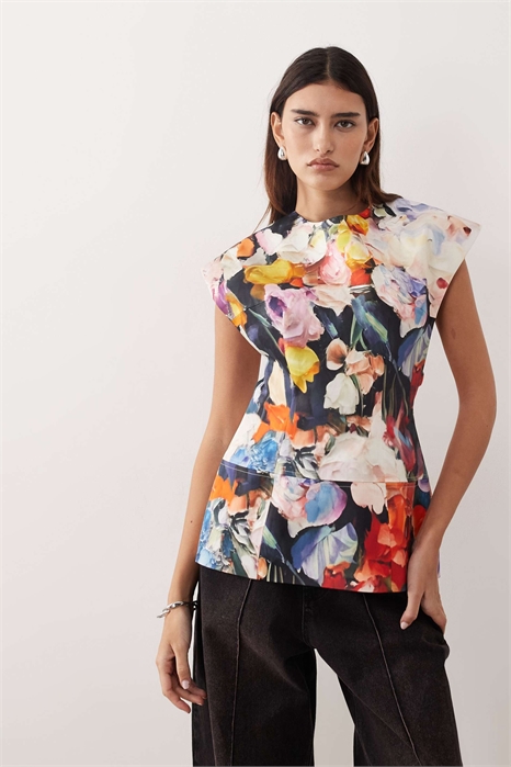 Топ-макси без рукавов премиум-класса артикул 152631261