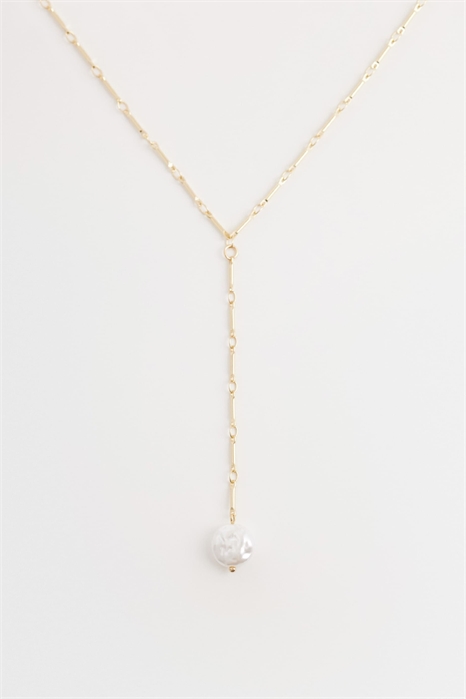 Колье-лариат с жемчугом артикул 155001929