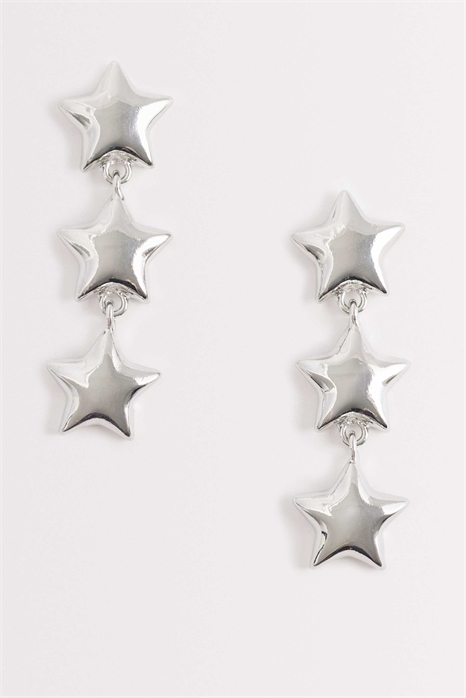 Серьги с подвесками в виде звёздочек артикул 155001982
