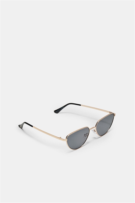 Металлические солнцезащитные очки с прямой верхней частью артикул 155807364