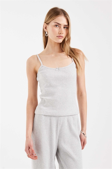 Топ-бюстгальтер из ткани с ребристой текстурой co-ord артикул 155708291