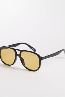 Авиаторские очки с коричневыми стеклами артикул 154748844