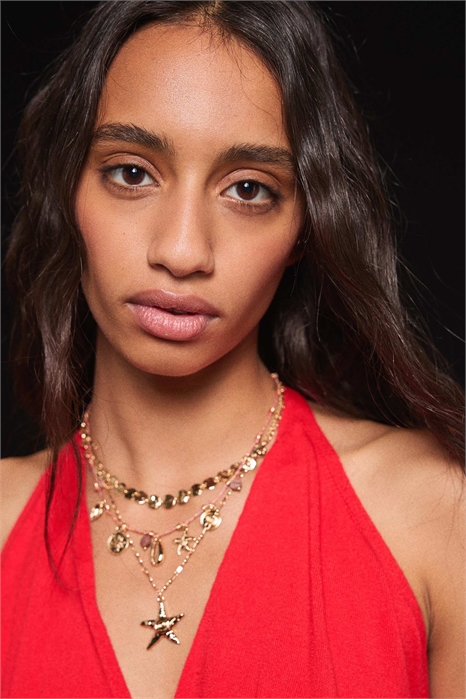 Набор из 3 морских ожерелий артикул 156278971