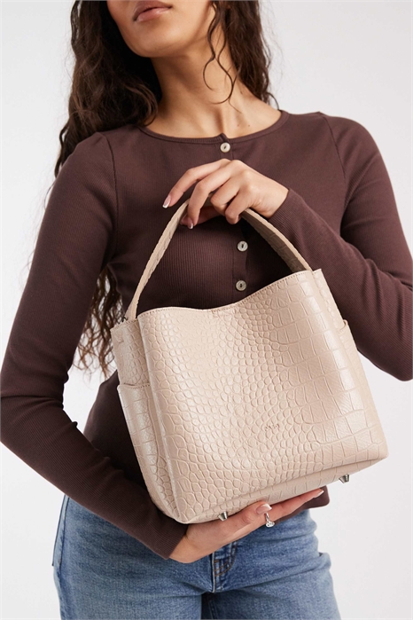 Сумка-кошик с ремнем через плечо артикул 154692694