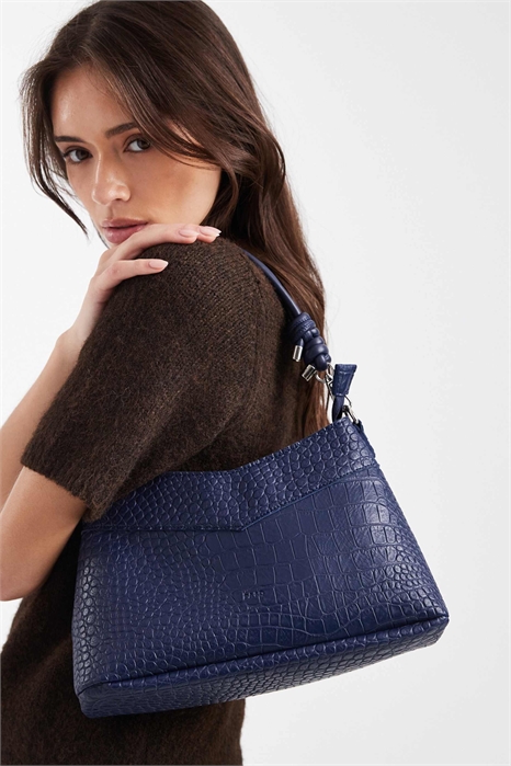 Сумка через плечо с V-образным верхом и ремнем для ношения через плечо артикул 154692683