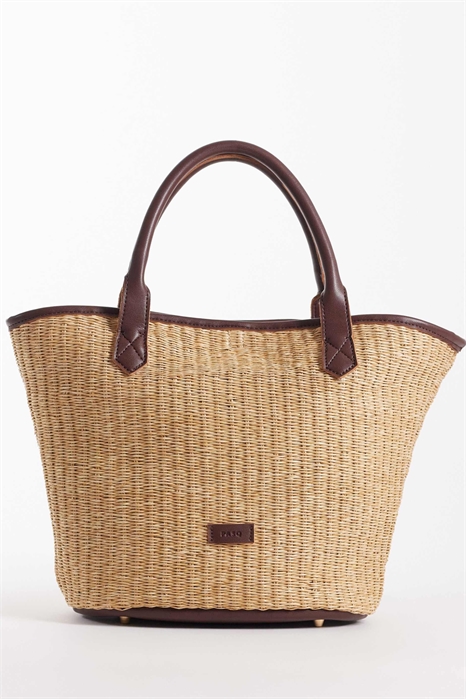 Средняя сумка-тоут из соломы с ремнем через плечо артикул 154692720