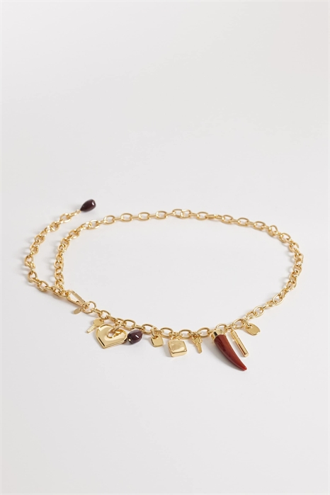 Пояс на цепочке с подвесками артикул 155762969