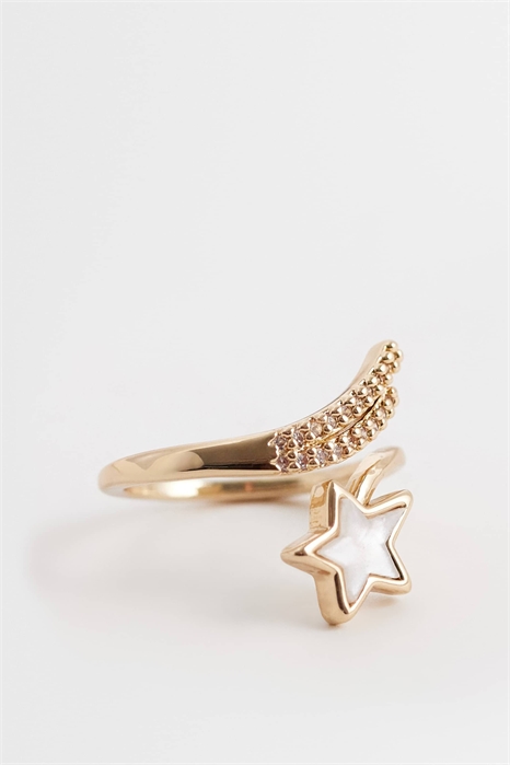 Кольцо с обхватывающим элементом артикул 150975799