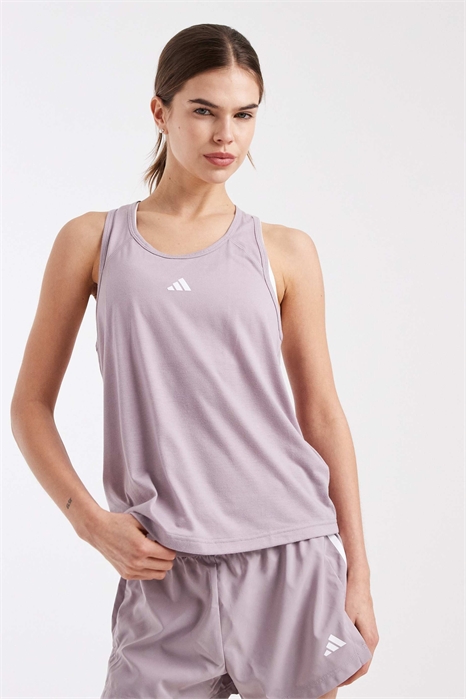 Футболка-майка с вырезом на спине и минимальным логотипом для тренировок артикул 155192895