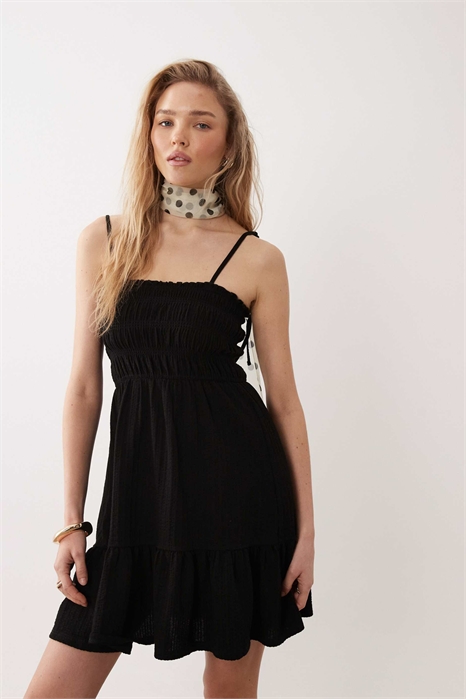 Мини-платье-топ с рюшами артикул 153112803