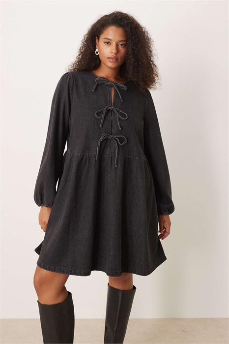 Мини-платье из денима Eden артикул 150041344