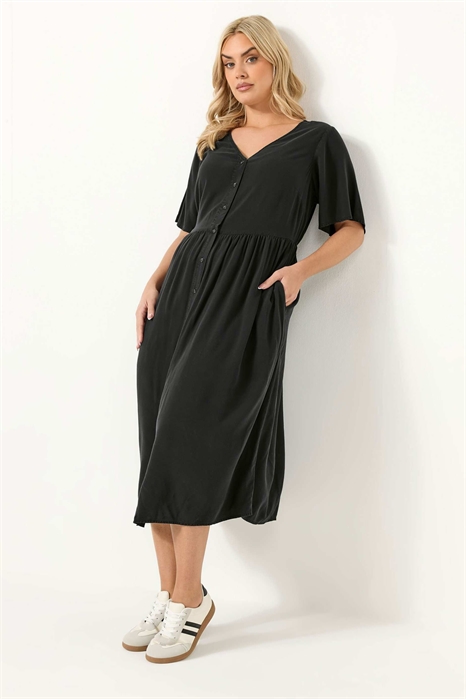 Платье из ткани «шамбрей» артикул 155896657