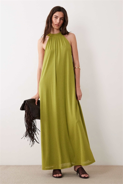 Платье-трапеция из сетчатого материала с завязками артикул 154690028