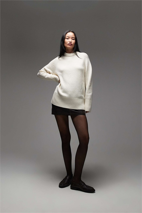 Шерстяной свитер с рукавами реглан артикул 150524142