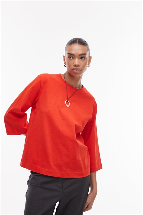 Футболка с рукавами 3/4 из плотной ткани артикул 141106692