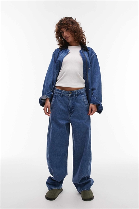 Джинсы с зауженными штанинами артикул 143080387