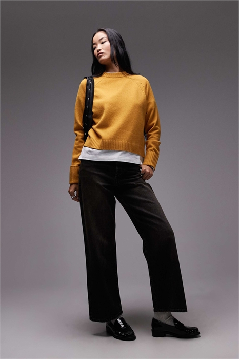 Шерстяной свитер с круглым вырезом артикул 150524229