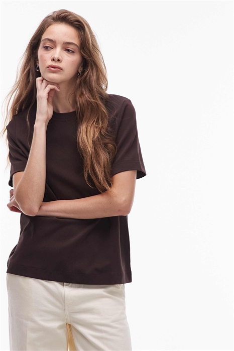 Т-шот свободного кроя из плотного джерси артикул 149820940