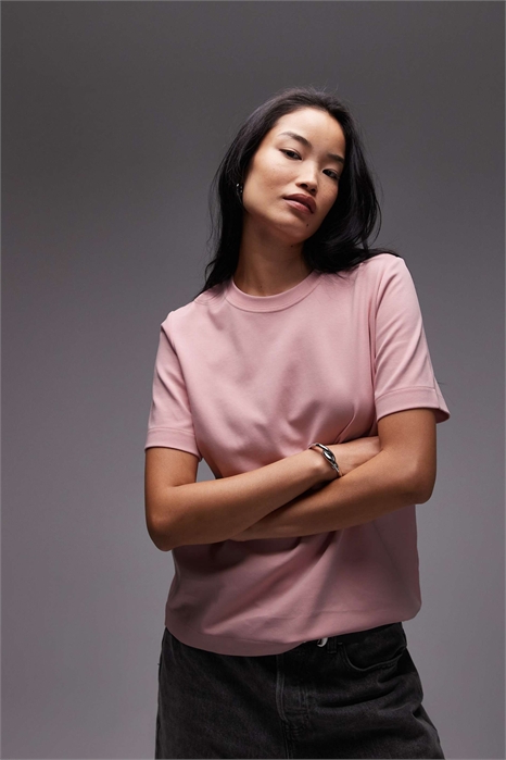 Т-шот свободного кроя из плотного джерси артикул 150524149