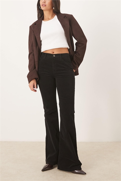 Джинсы Violetav из 100% хлопка с расклешенным кроем артикул 153488325