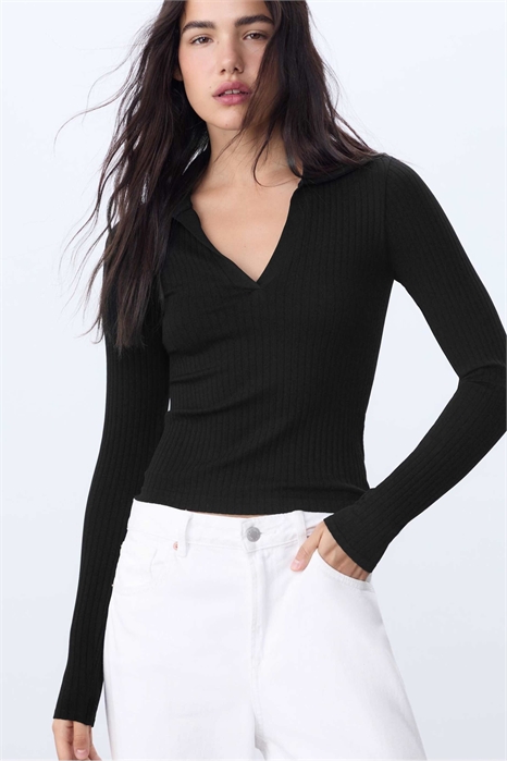 Футболка-поло без швов артикул 152432588