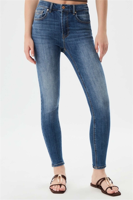 Джинсы-скинни с обычной посадкой D07 артикул 150832716