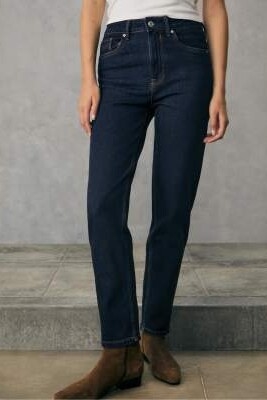 Джинсы-мама D10 с зауженным кроем артикул 152830404