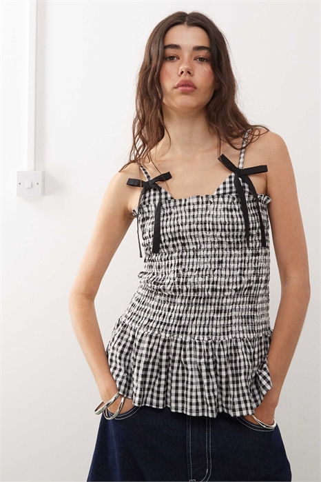 Топ-ками с рюшами и бантиками артикул 142845309