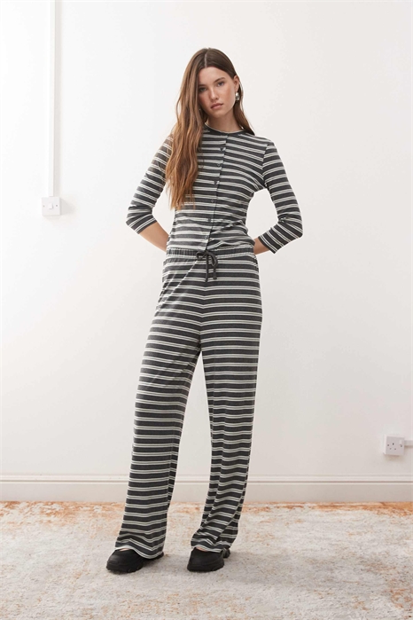 Брюки с широкими брючинами в полоску co-ord артикул 147471353