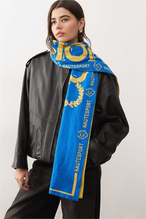 Футбольный шарф с логотипом артикул 148815023