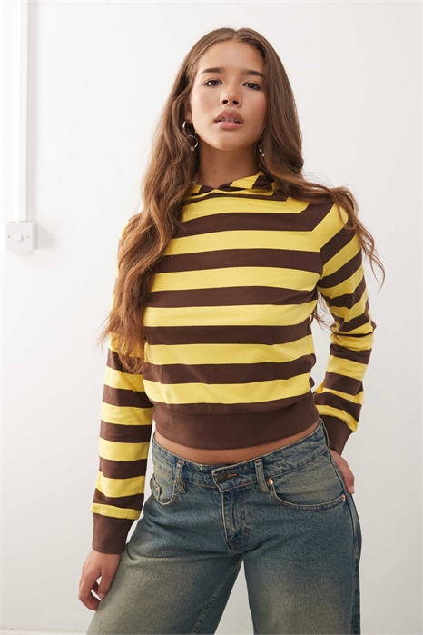 Худи в полоску артикул 151091794