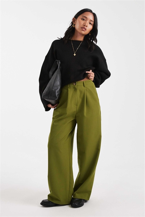 Брюки с широкими брючинами, сшитые на заказ артикул 146849181