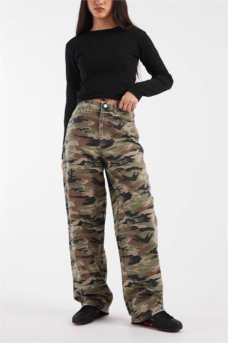 Джинсы-багги артикул 153647947