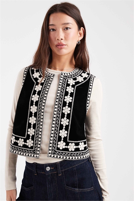 Брошюрованный бархатный жилет артикул 148635709