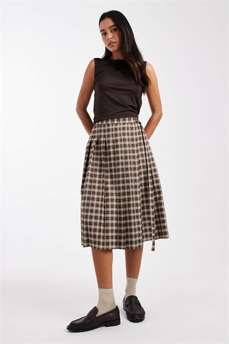 Юбка-миди с складками, сшитая на заказ артикул 143261486